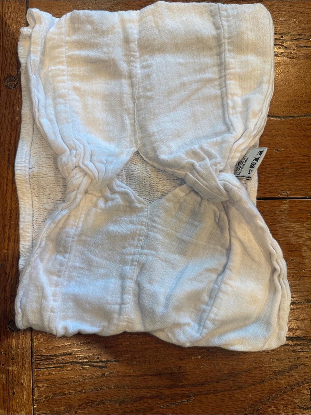 White Women’s Crop Top - Lightweight Cotton